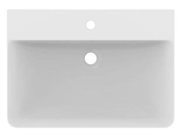 CONCEPT CUBE 2.0 umývadlo 65 cm, s otvorom pre batériu a prepadom E074101 Obrázek - fotka