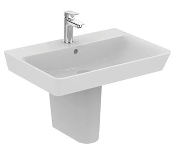 CONCEPT CUBE 2.0 umývadlo 65 cm, s otvorom pre batériu a prepadom E074101 Obrázek - fotka