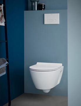 DURAVIT NO.1 závesné WC, so SoftClose sedadlom, Rimless splachovanie 45820900A1 Obrázek - fotka