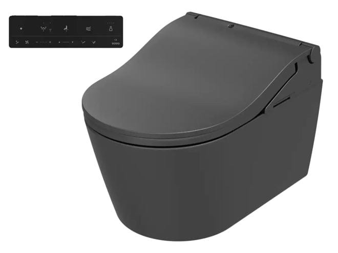 CONCEPT 300 WASHLET RW bidetové sedátko, okrúhle, SoftClose, matná čierna TCF801EBG#MBL Obrázek - fotka