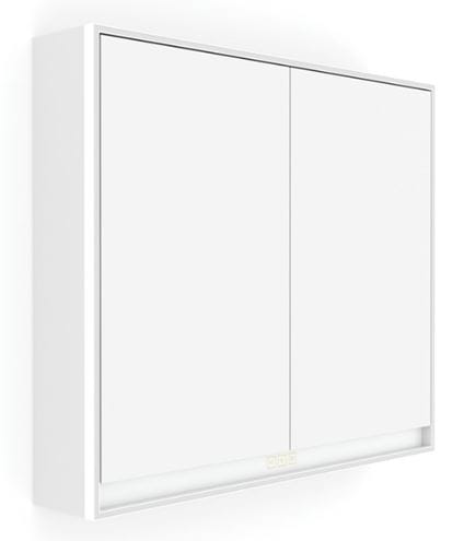 NIMCO GA 1 zrkadlová skrinka vstavaná 80,5x70x15 cm, osvetlenie s reguláciou stmievania a teploty svetla, s vypínačom a el. zásuvkou, hliník, matná biela GAB 10003VX-05 Obrázek - Hlavní obrázek