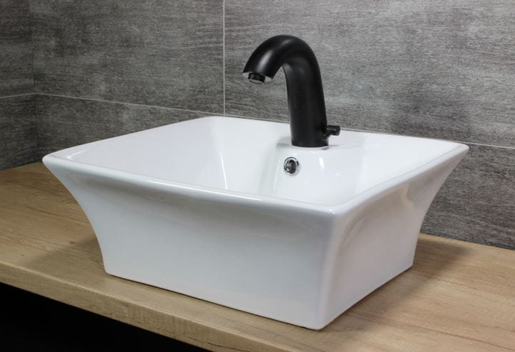 DONNER AUTOFLOW 03 umývadlová senzorová batéria s reguláciou teploty, napájanie z batérie, matná čierna 8596220013903 Obrázek - fotka
