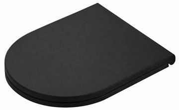 ARTCERAM VITA/SOLIDA WC sedadlo, SoftClose, matt black