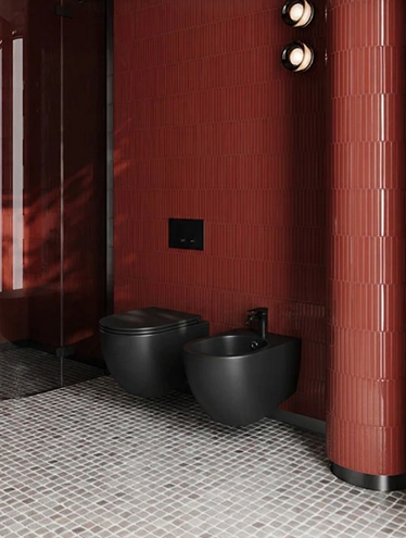 ARTCERAM VITA/SOLIDA WC sedadlo, SoftClose, matt black FLA016 17,71 Obrázek - fotka