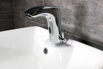 DONNER AUTOFLOW 02 umývadlová senzorová batéria s reguláciou teploty, napájanie z batérie, chróm 8596220009296 Obrázek - fotka