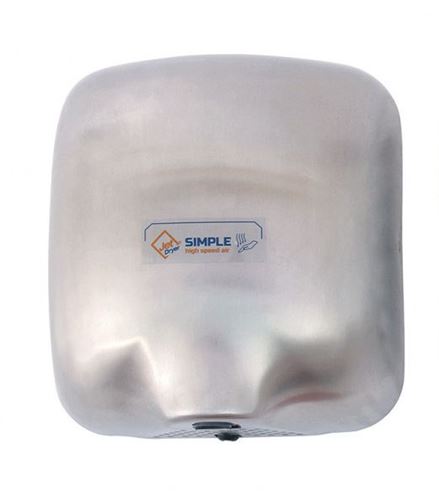JET DRYER SIMPLE teplovzdušný sušič rúk, automatický, kartáčovaná nerez oceľ 8596220002723 Obrázek - Hlavní obrázek