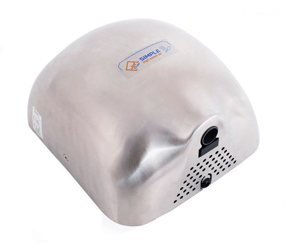 JET DRYER SIMPLE teplovzdušný sušič rúk, automatický, kartáčovaná nerez oceľ 8596220002723 Obrázek - fotka