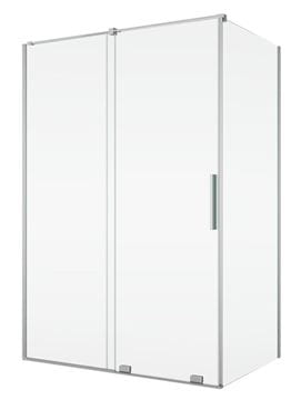 RONAL AMALIA D35F1 bočná stena 90x200 cm, aluchróm/číre sklo D35F1 090 50 07 Obrázek - fotka