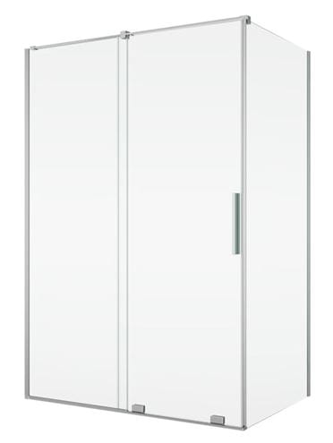 RONAL AMALIA D35F1 bočná stena 90x200 cm, aluchróm/číre sklo D35F1 090 50 07 Obrázek - fotka