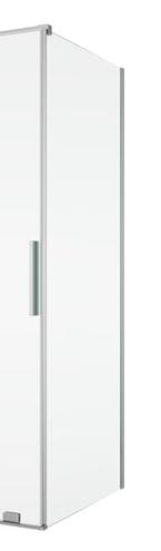 RONAL AMALIA D35F1 bočná stena 90x200 cm, aluchróm/číre sklo D35F1 090 50 07 Obrázek - fotka