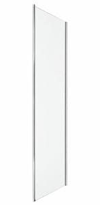 RONAL AMALIA D35F1 bočná stena 90x200 cm, aluchróm/číre sklo