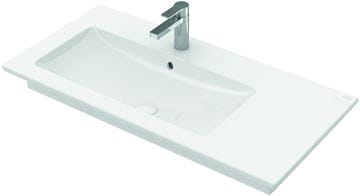 VILLEROY & BOCH VERITY LINE umývadlo 100 cm, s otvorom pre batériu a prepadom, CeramicPlus, alpská biela 4A14L1R1 Obrázek - fotka