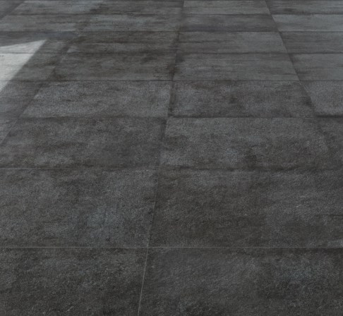 ARIOSTEA TEKNOSTONE dlažba 60x60 cm, mat, soft black P6506 Obrázek - fotka