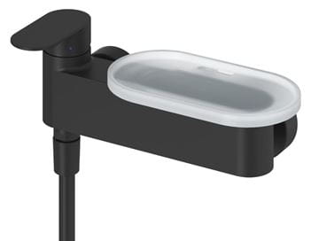 RAVAK CHROME II CR II 032.20BL sprchová nástenná batéria, čierna X070464 Obrázek - fotka