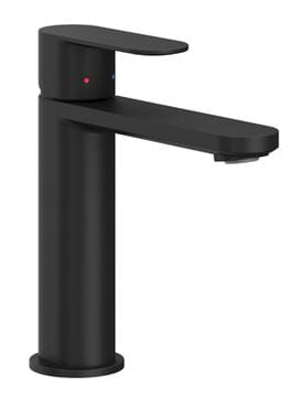 RAVAK CHROME II CR II 014.20BL umývadlová stojanková batéria, čierna