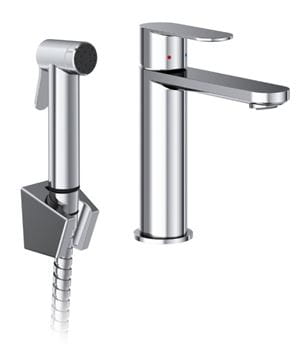 RAVAK CHROME II CR II 112.00CR umývadlová stojanková batéria, s bidetovou sprškou, lesklý chróm