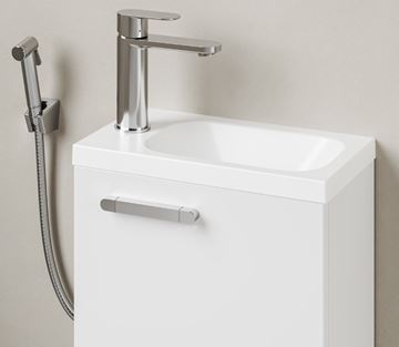 RAVAK CHROME II CR II 112.00CR umývadlová stojanková batéria, s bidetovou sprškou, lesklý chróm X070450 Obrázek - fotka