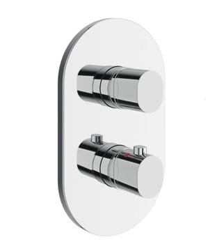 RAVAK CHROME II CR II 067.00CR.O3.RB071 podomietková termostatická batéria, pre 3 spotrebiče, lesklý chróm