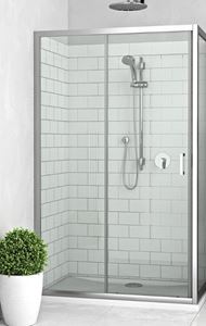 ROTH LEGA LINE LLD2/1500 sprchové dvere 150x190 cm, posuvné, brillant/sklo transparent