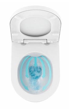 RAVAK UNI CHROME závesné WC, so SoftClose sedátkom, RimOff splachovanie X03081 Obrázek - fotka