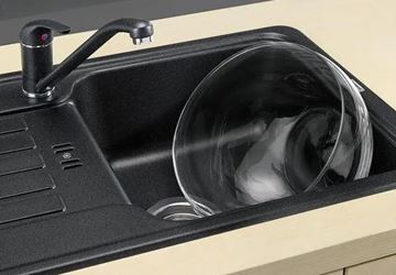 BLANCO FAVOS MINI granitový drez 780x435 mm, otočný, odkvapkávač, antracit 518186 Obrázek - fotka