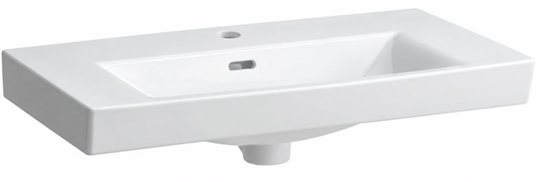 LAUFEN PRE N umývadlo 80 cm, s otvorom pre batériu a prepadom H8109570001041 Obrázek - Hlavní obrázek
