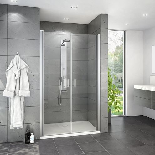 ROTH LIMAYA LINE LYP2/1000 sprchové dvere 100x195 cm, lietacie, brillant/sklo transparent 1135008224 Obrázek - fotka