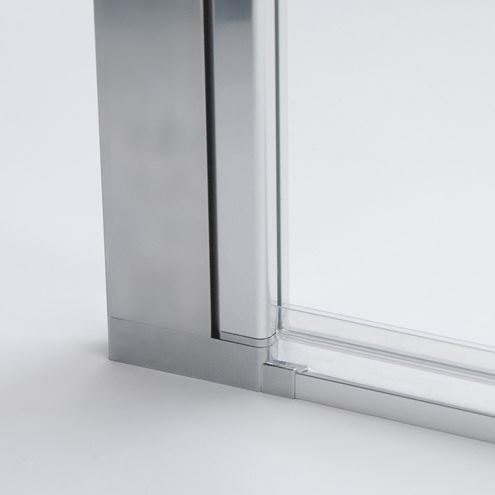 ROTH LIMAYA LINE LYP2/1000 sprchové dvere 100x195 cm, lietacie, brillant/sklo transparent 1135008224 Obrázek - fotka
