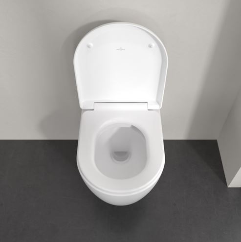 VILLEROY & BOCH SKYLA závesné WC, so SoftClosing sedátkom, TwistFlush splachovanie, alpská biela 5656CL01 Obrázek - fotka