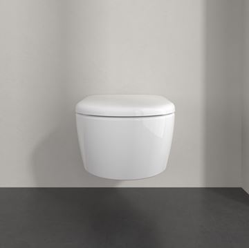 VILLEROY & BOCH SKYLA závesné WC, so SoftClosing sedátkom, TwistFlush splachovanie, alpská biela 5656CL01 Obrázek - fotka