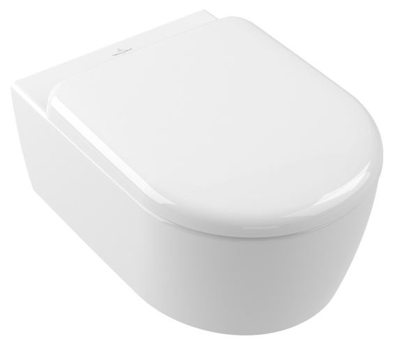 VILLEROY & BOCH SKYLA závesné WC, so SoftClosing sedátkom, TwistFlush splachovanie, alpská biela 5656CL01 Obrázek - Hlavní obrázek