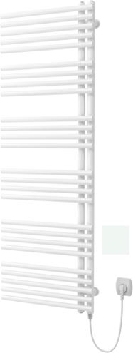 CONCEPT 200 FINGRA kúpeľňový radiátor 1246/600, elektrický, ľavý, s vykurovacou tyčou, biela RAL9016 CFN12460600ZK015017 Obrázek - Hlavní obrázek