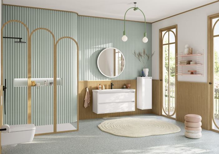 VILLEROY & BOCH SKYLA závesné WC, so SoftClosing sedátkom, TwistFlush splachovanie, CeramicPlus, alpská biela 4682CLR1 Obrázek - fotka