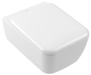VILLEROY & BOCH SKYLA závesné WC, so SoftClosing sedátkom, TwistFlush splachovanie, CeramicPlus, alpská biela