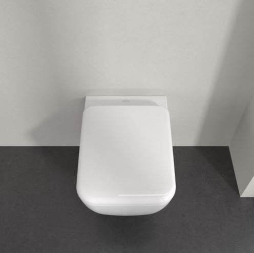 VILLEROY & BOCH SKYLA závesné WC, so SoftClosing sedátkom, TwistFlush splachovanie, CeramicPlus, alpská biela 4682CLR1 Obrázek - fotka