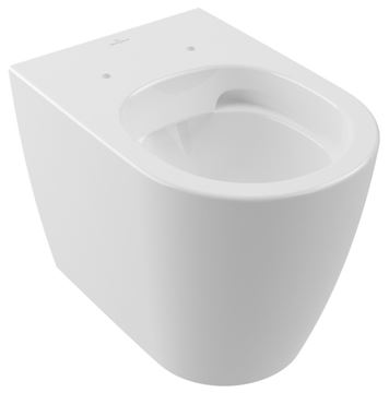 VILLEROY & BOCH SKYLA stacionárne WC, TwistFlush splachovanie, spodný odpad, alpská biela