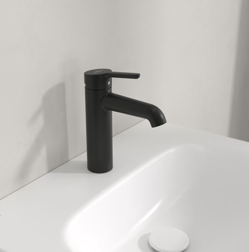 VILLEROY & BOCH SKYLA umývadlová stojanková batéria, matná čierna  TVW116004000K5 Obrázek - fotka