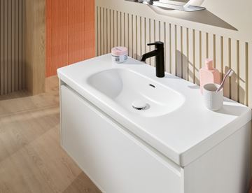 VILLEROY & BOCH SKYLA umývadlová stojanková batéria, matná čierna  TVW116004000K5 Obrázek - fotka