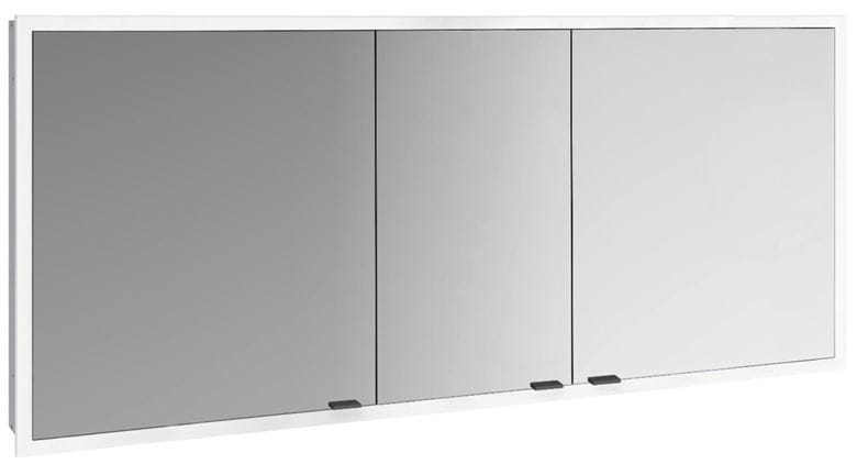 EMCO PRIME SLIM zrkadlová skrinka vstavaná 160x70x14, 4 cm, osvetlenie s reguláciou stmievania a teploty svetla, s vypínačom a el. zásuvkou, čierna, zadná stena zrkadlo 949713509 Obrázek - Hlavní obrázek
