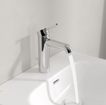 VILLEROY & BOCH SKYLA umývadlová stojanková batéria, s odtokovou súpravou, chróm  TVW11600500061 Obrázek - fotka
