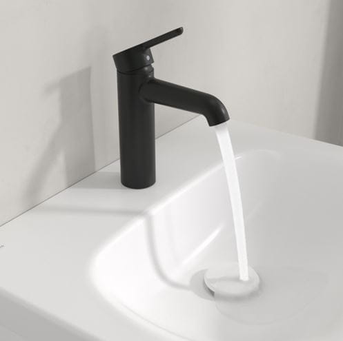 VILLEROY & BOCH SKYLA umývadlová stojanková batéria, CoolStart, matná čierna  TVW116002000K5 Obrázek - fotka