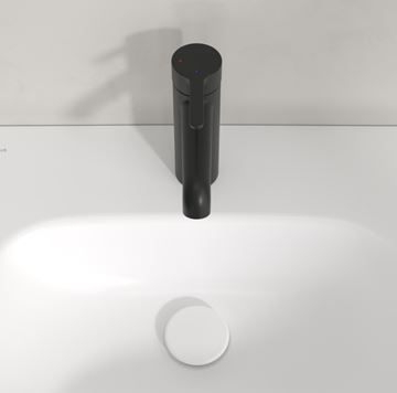 VILLEROY & BOCH SKYLA umývadlová stojanková batéria, CoolStart, matná čierna  TVW116002000K5 Obrázek - fotka