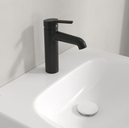 VILLEROY & BOCH SKYLA umývadlová stojanková batéria, CoolStart, matná čierna  TVW116002000K5 Obrázek - fotka