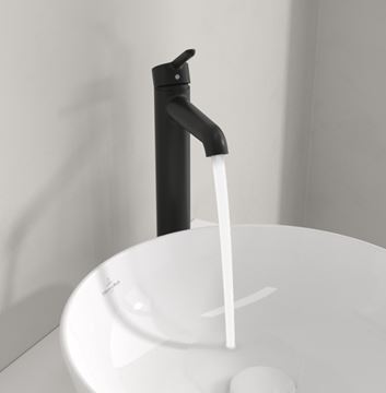 VILLEROY & BOCH SKYLA umývadlová stojanková batéria, matná čierna TVW116003000K5 Obrázek - fotka