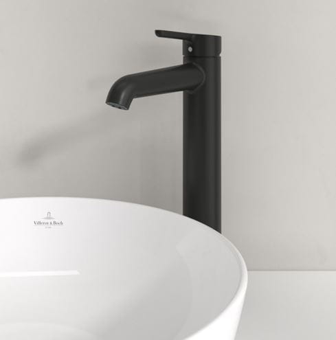 VILLEROY & BOCH SKYLA umývadlová stojanková batéria, matná čierna TVW116003000K5 Obrázek - fotka