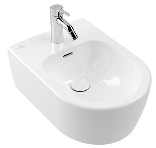 VILLEROY & BOCH SKYLA závesný bidet, CeramicPlus, alpská biela 448200R1 Obrázek - fotka