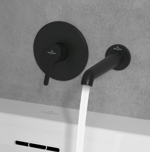 VILLEROY & BOCH SKYLA vaňová vpusť, matná čierna TVT116001000K5 Obrázek - fotka