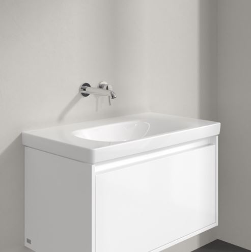 VILLEROY & BOCH SKYLA umývadlo 80 cm, bez prepadu, CeramicPlus, alpská biela 5A52R4R1 Obrázek - fotka