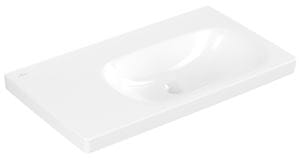 VILLEROY & BOCH SKYLA umývadlo 80 cm, bez prepadu, CeramicPlus, alpská biela