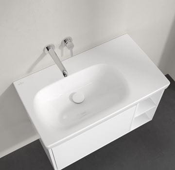VILLEROY & BOCH SKYLA umývadlo 80 cm, bez prepadu, alpská biela 5A52L401 Obrázek - fotka